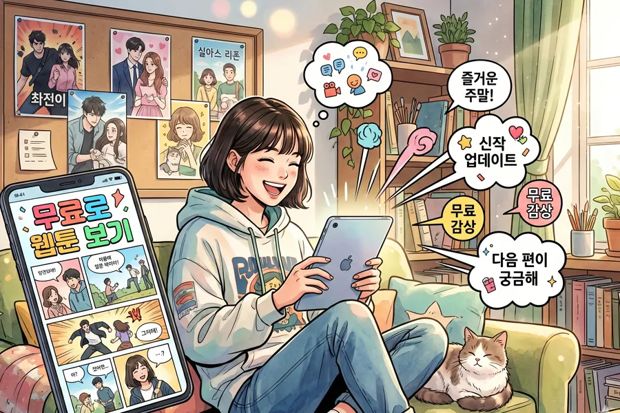 무료 웹툰 보기 - 어디가 유리할까?